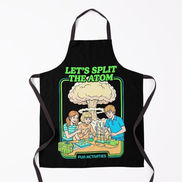 Item preview, Let's Split The Atom Funny Physics Nuclear Energy Book Cover designed and sold by GrandeDuc.