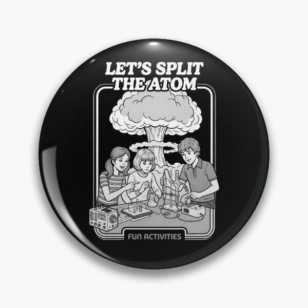 Item preview, Let's Split The Atom Funny Physics Nuclear Energy Book Cover designed and sold by GrandeDuc.