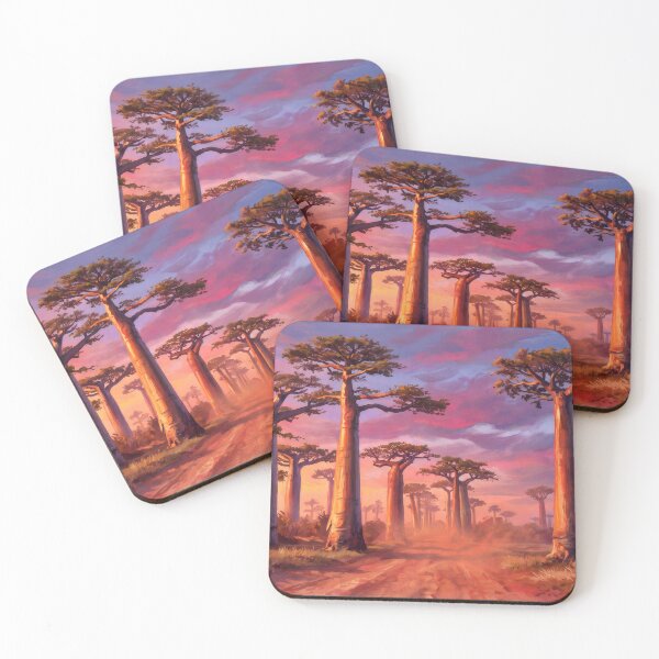 Item preview, Avenue of the Baobabs Madagascar designed and sold by RedPeaStudio.