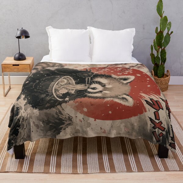 Item preview, Red Panda Ramen Sumie Japanese Vintage designed and sold by TomFrontierArt.