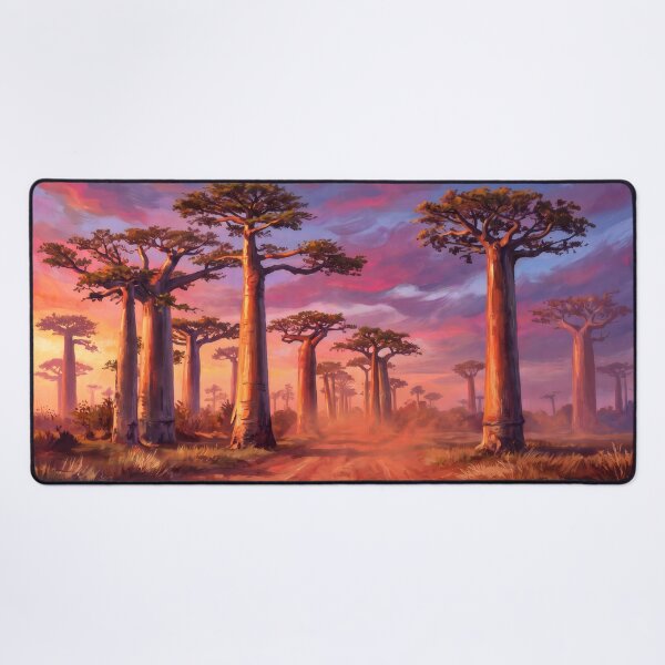 Item preview, Avenue of the Baobabs Madagascar designed and sold by RedPeaStudio.