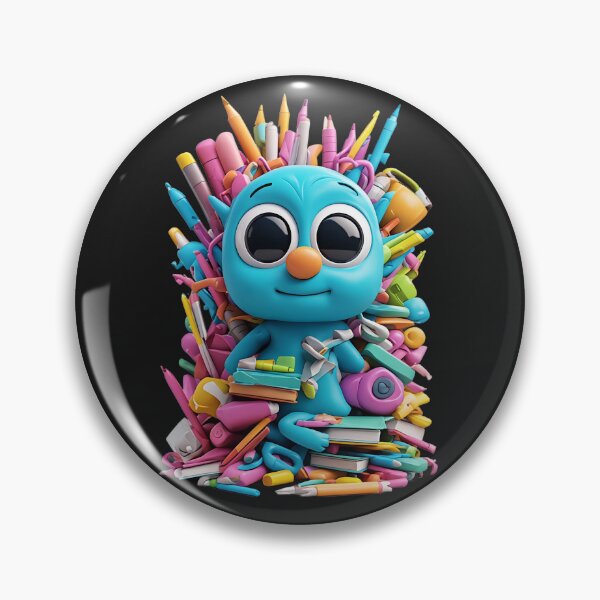 Item preview, Colorful School Mascot – Cute Back to School Character designed and sold by Les-Ink-Studio.