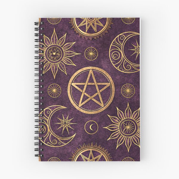 Item preview, Gold Celestial Sun Moon Pentacle Pattern designed and sold by brianj335.