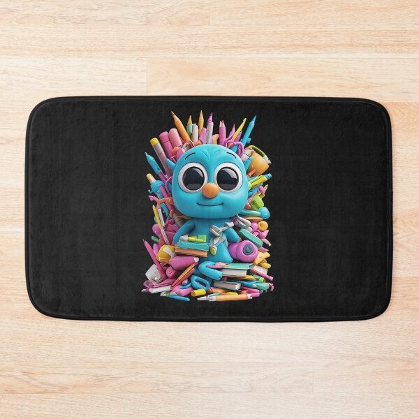 Item preview, Colorful School Mascot – Cute Back to School Character designed and sold by Les-Ink-Studio.