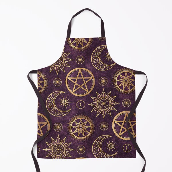Item preview, Gold Celestial Sun Moon Pentacle Pattern designed and sold by brianj335.
