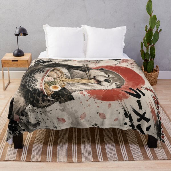 Item preview, Otter Ramen Sumie Japanese Vintage designed and sold by TomFrontierArt.