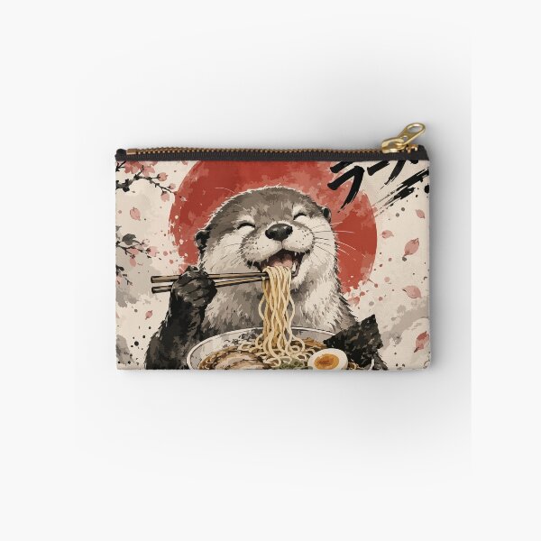 Item preview, Otter Ramen Sumie Japanese Vintage designed and sold by TomFrontierArt.