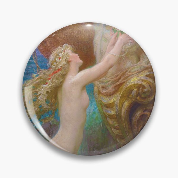 Item preview, Herbert James Draper – A Deep Sea Idyll designed and sold by VenusArt7.