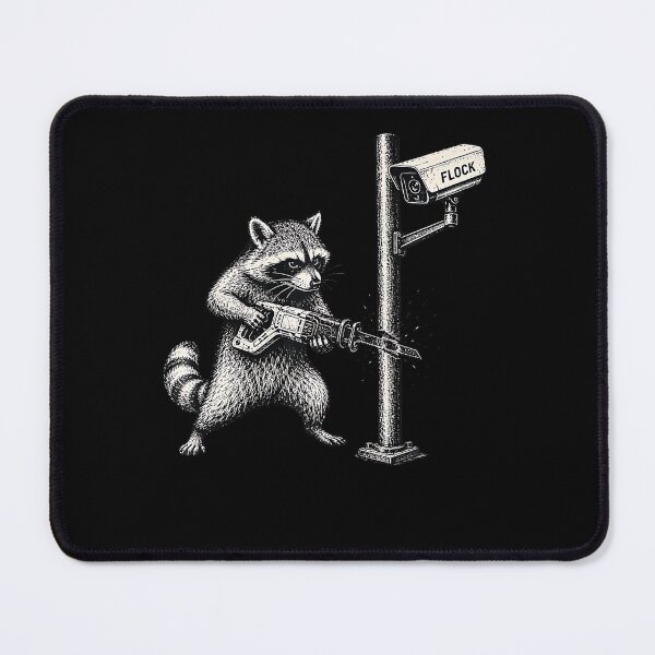 Item preview, Anti Flock Raccoon Surveillance Rebel Meme designed and sold by HaytamShop.