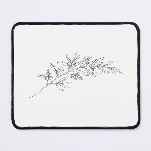 Item preview, Minimalist One Line Olive Branch - Elegant Botanical Art designed and sold by MissoStudio.