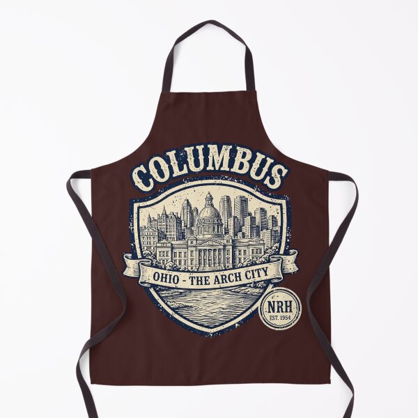 Item preview, Columbus Ohio The Arch City Vintage Shield designed and sold by Normandy Road Heritage.