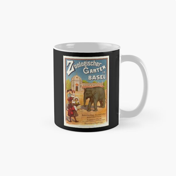 Item preview, Vintage Basel Zoo Poster | 19th Century Advertising Art | Exotic Animals & Family Fun | Moorish Architecture | Digital Print designed and sold by artofuniverse.