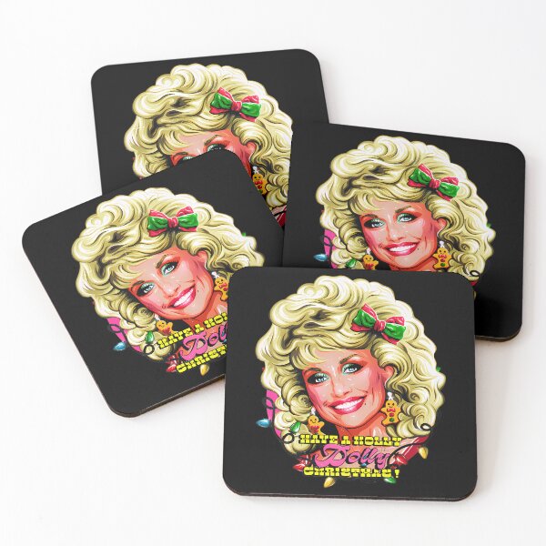Item preview, Blonde Country Singer Illustration With Christmas designed and sold by KIRAjr.