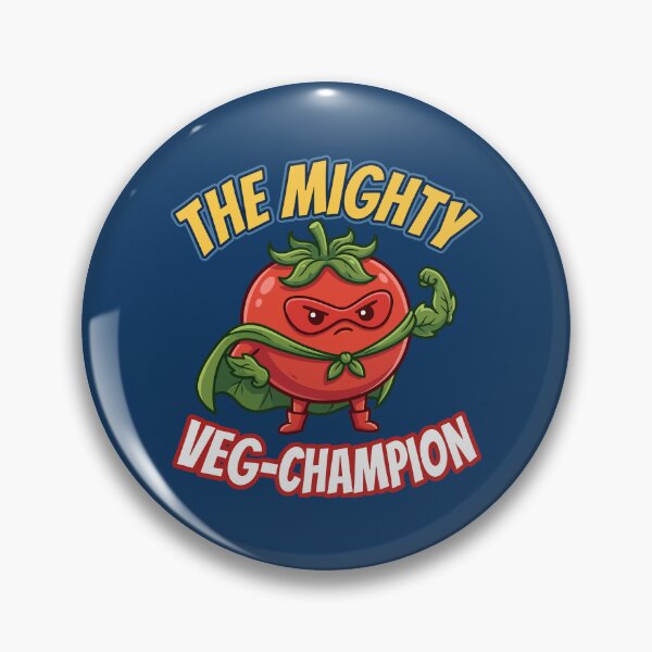 Item preview, The Mighty Veg Champion Cute Superhero Tomato designed and sold by Amir Faysal.