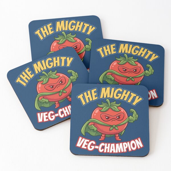 Item preview, The Mighty Veg Champion Cute Superhero Tomato designed and sold by Amir Faysal.