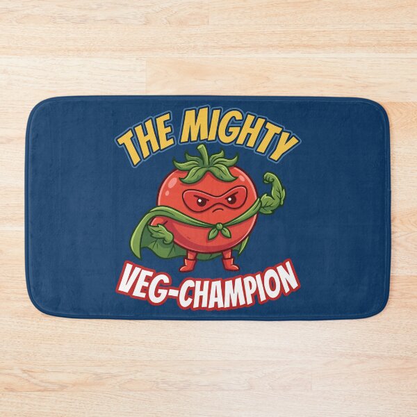 Item preview, The Mighty Veg Champion Cute Superhero Tomato designed and sold by Amir Faysal.