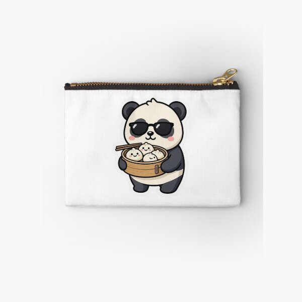 Item preview, Cute Panda Eating Dumplings Dim Sum Sunglasses designed and sold by BobaCatDesign.