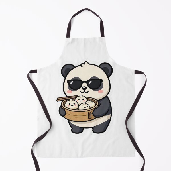 Item preview, Cute Panda Eating Dumplings Dim Sum Sunglasses designed and sold by BobaCatDesign.
