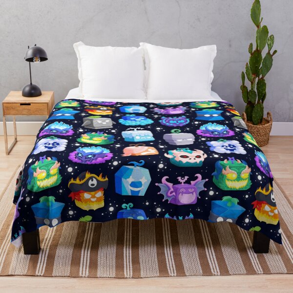 Item preview, Blox Fruits Roblox Seamless Pattern designed and sold by Kubala Designs.