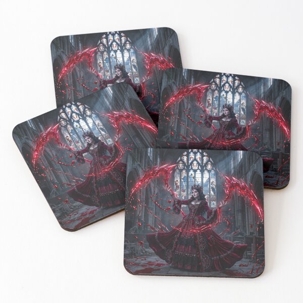 Item preview, Vampire Queen Blood Magic Gothic Scythe Fantasy Art designed and sold by TheRichGallery.
