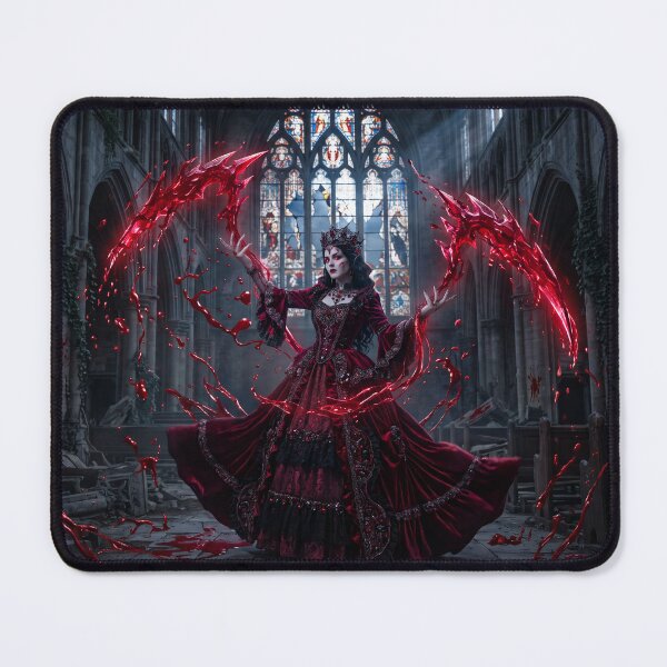 Item preview, Vampire Queen Blood Magic Gothic Scythe Fantasy Art designed and sold by TheRichGallery.