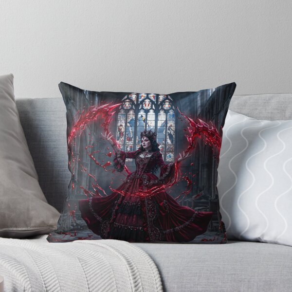 Item preview, Vampire Queen Blood Magic Gothic Scythe Fantasy Art designed and sold by TheRichGallery.