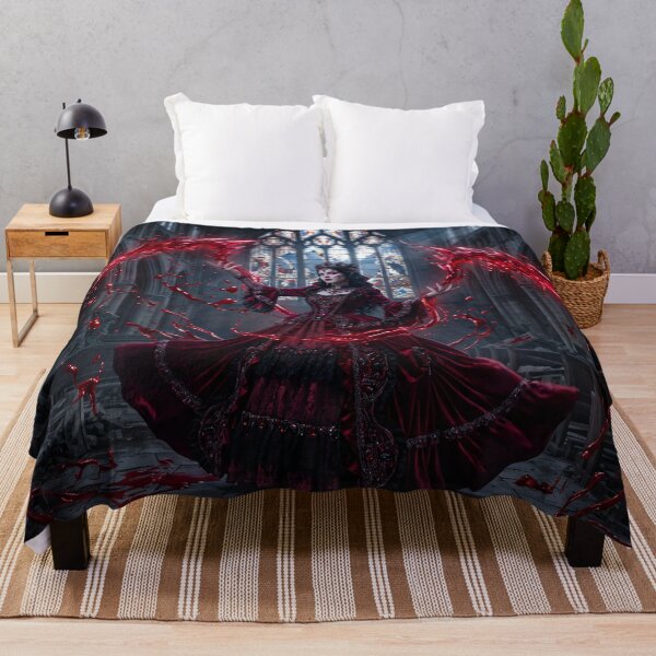 Item preview, Vampire Queen Blood Magic Gothic Scythe Fantasy Art designed and sold by TheRichGallery.