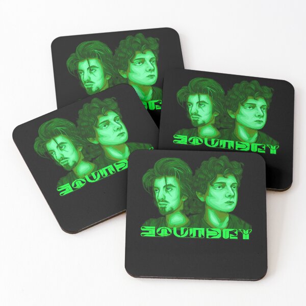 Item preview, Duo Musician Portrait In Glowing Green Tint designed and sold by KIRAjr.