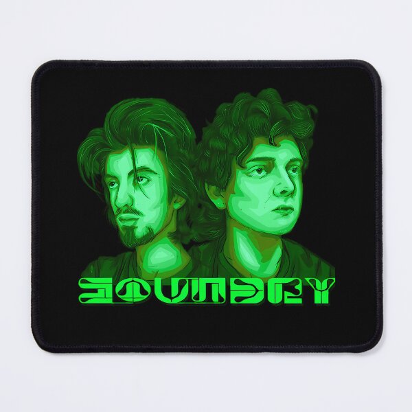 Item preview, Duo Musician Portrait In Glowing Green Tint designed and sold by KIRAjr.