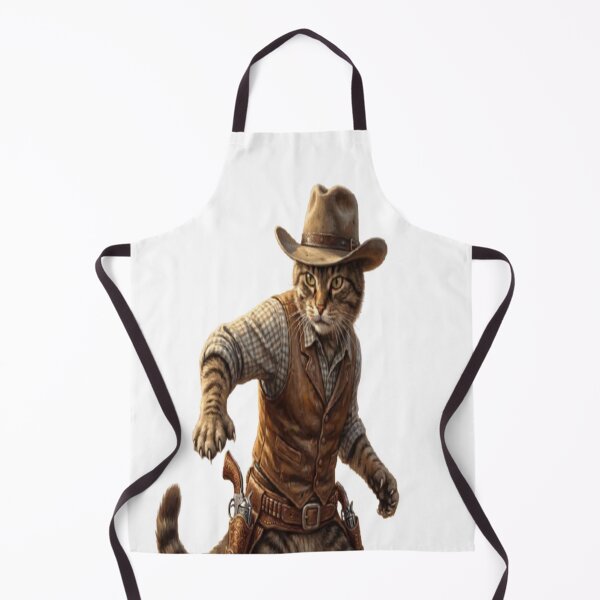 Item preview, Tabby Cat Cowboy Western | Funny Halooween Wild West Cowboy Cat designed and sold by Ghostlycats2026.