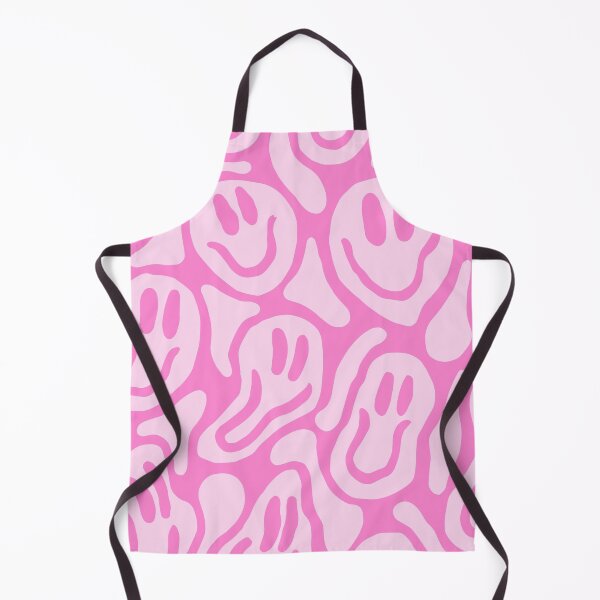 Item preview, Pink Groovy Smiley Face Wavy Pattern designed and sold by jianina-alondra.