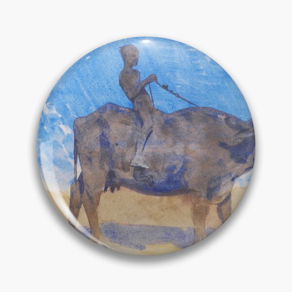 Item preview, John Singer Sargent – Boy on Water Buffalo (1879) designed and sold by VenusArt7.