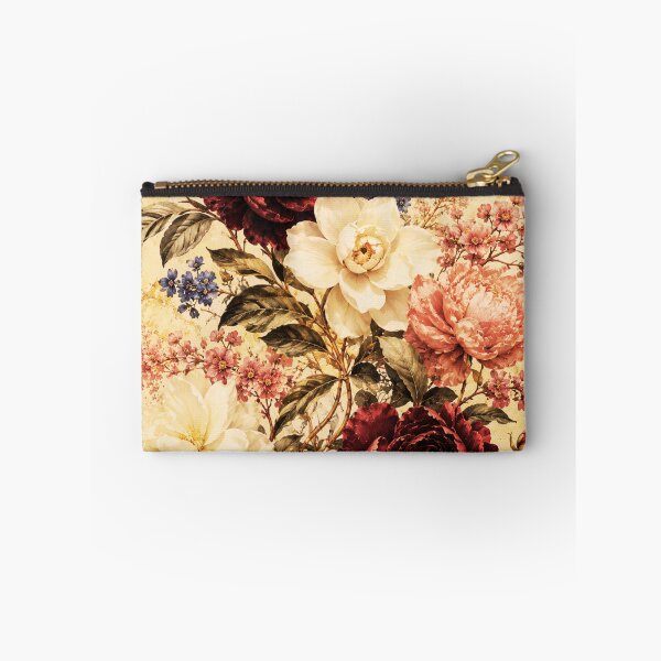 Item preview, Victorian Peony Bouquet – Vintage Gold Botanical Floral Art Print – Burgundy Romantic Decor designed and sold by @SHINTOSARTSTORE.