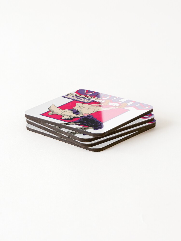 Thumbnail 4 of 5, Coasters (Set of 4), Goths Against Racism designed and sold by RokoKull.