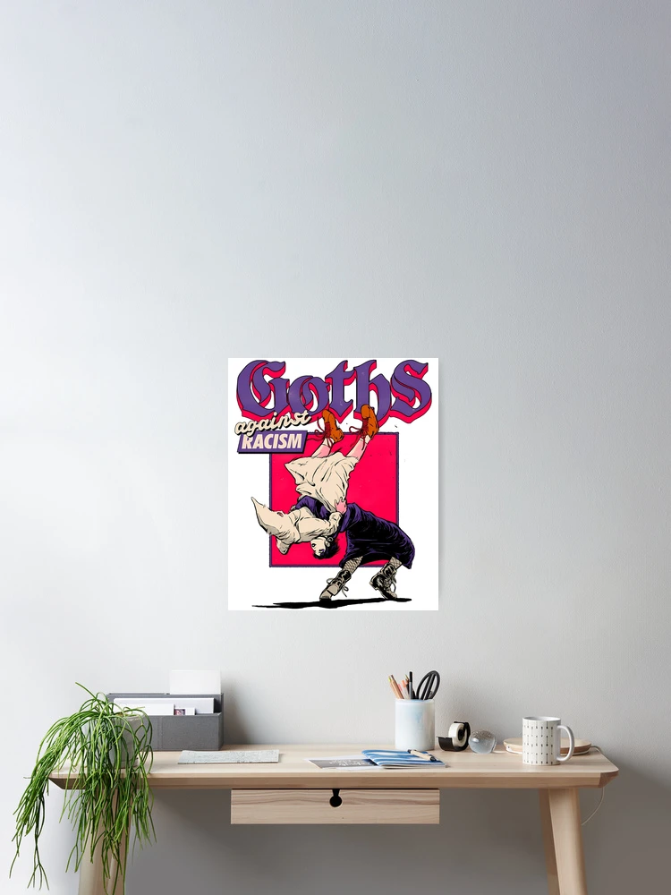 Thumbnail 2 of 3, Poster, Goths Against Racism designed and sold by RokoKull.