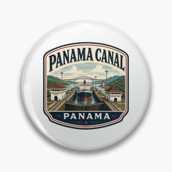 Item preview, Panama Canal - Panama designed and sold by GoodOldVintage.