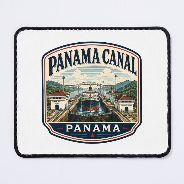 Item preview, Panama Canal - Panama designed and sold by GoodOldVintage.