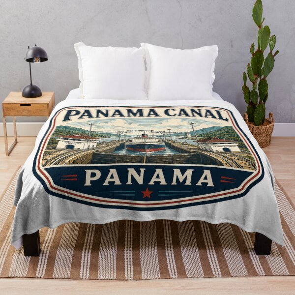 Item preview, Panama Canal - Panama designed and sold by GoodOldVintage.