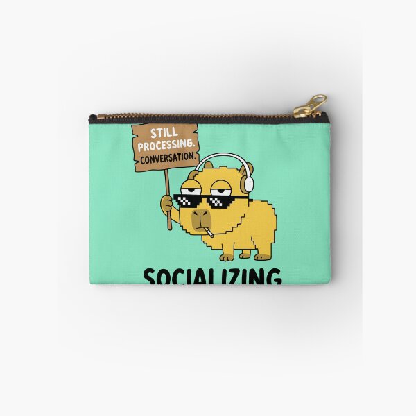 Item preview, Still Processing Conversation Socializing Capybara designed and sold by Amir Faysal.