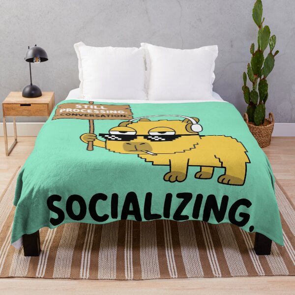 Item preview, Still Processing Conversation Socializing Capybara designed and sold by Amir Faysal.