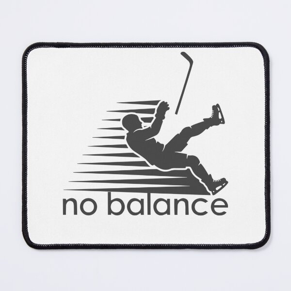 Item preview, No Balance Funny Ice Hockey Parody Design for Sports Humor designed and sold by farhanhafeez.
