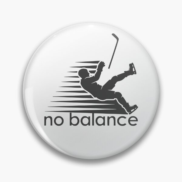 Item preview, No Balance Funny Ice Hockey Parody Design for Sports Humor designed and sold by farhanhafeez.