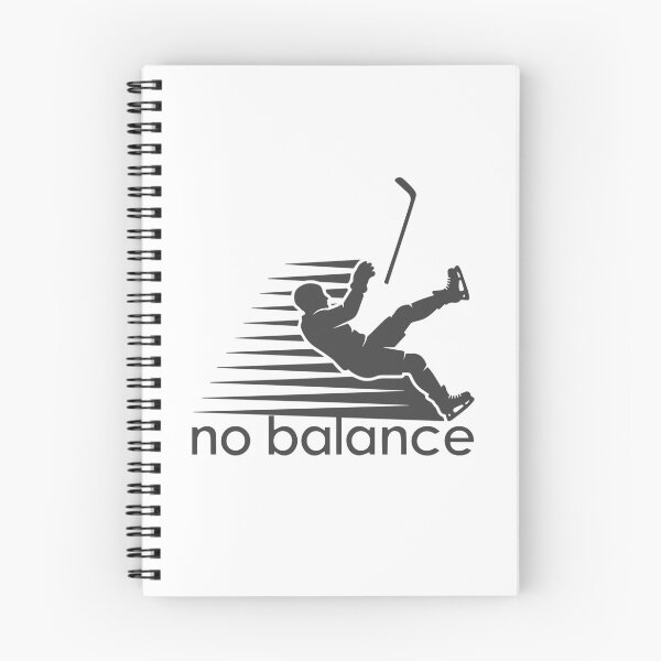 Item preview, No Balance Funny Ice Hockey Parody Design for Sports Humor designed and sold by farhanhafeez.
