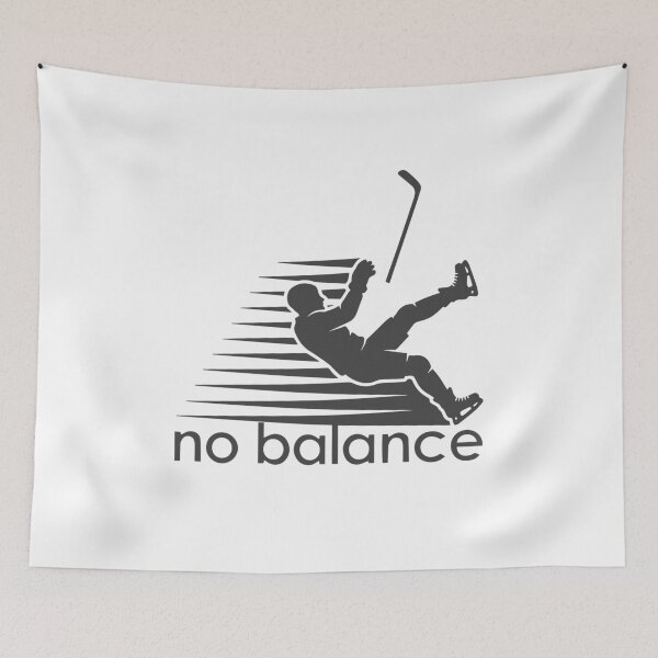 Item preview, No Balance Funny Ice Hockey Parody Design for Sports Humor designed and sold by farhanhafeez.