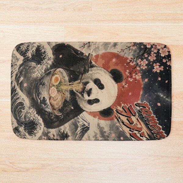 Item preview, Panda Ramen Sumie Japanese Vintage designed and sold by TomFrontierArt.