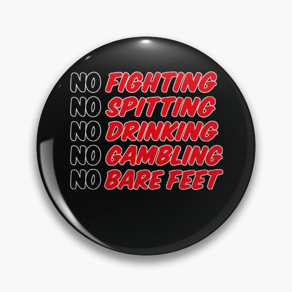 Item preview, No Fighting, No Spitting, No Drinking, No Gambling, No Bare Feet designed and sold by PastelWingg.