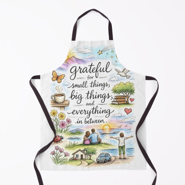 Item preview, Grateful for Small Things – Whimsical Inspirational Nature Art designed and sold by ZanyPaintbrush.