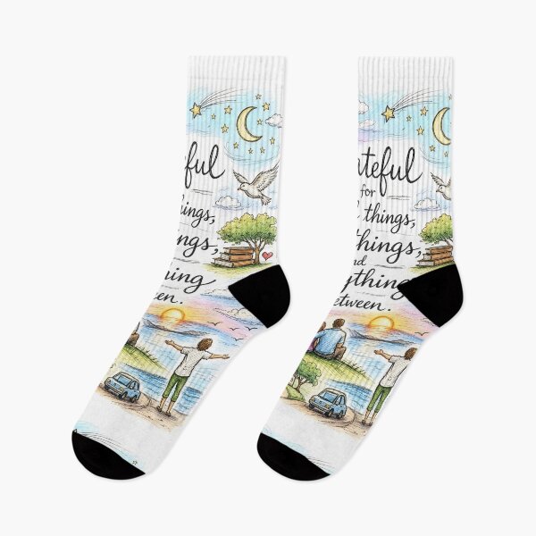 Item preview, Grateful for Small Things – Whimsical Inspirational Nature Art designed and sold by ZanyPaintbrush.