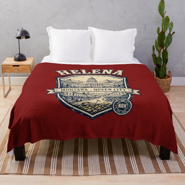 Item preview, Helena Montana Queen City Vintage Shield designed and sold by Normandy Road Heritage.