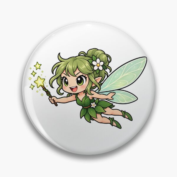 Item preview, Cute Forest Fairy With Magic Wand designed and sold by Creativeworksuk.